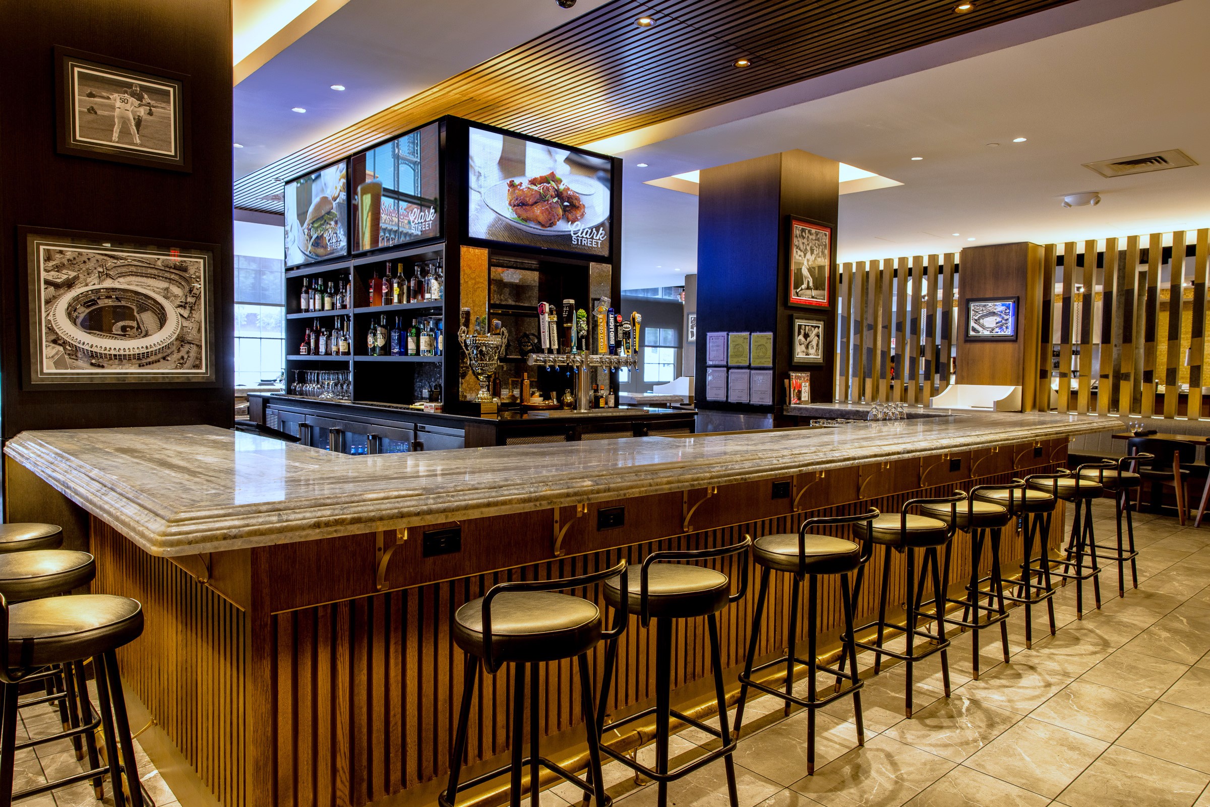 Full shot of the Clark Street bar